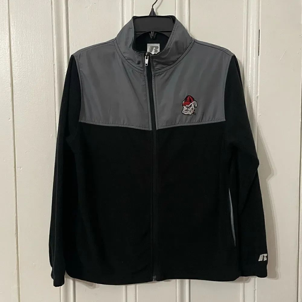 Georgia Bulldogs full zip fleece jacket